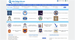 Desktop Screenshot of indiacollegeinfo.com